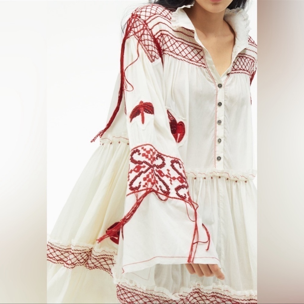 Zara Atelier Embroidered Voluminous Limited Edition Dress New - Picture 4 of 9